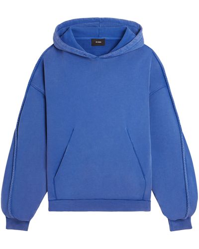 Axel Arigato Kapuzenpullover in Washed-Optik Kansas - Blau