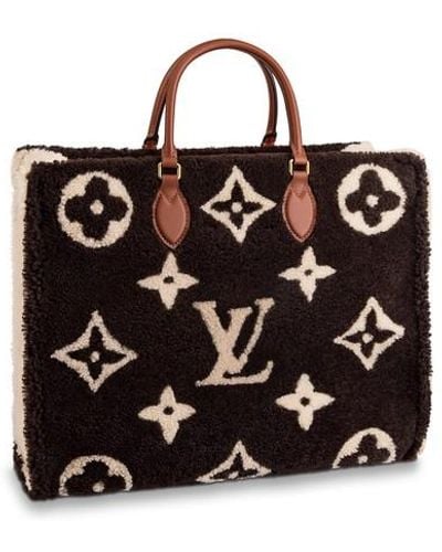 Louis Vuitton Limited Edition Monogram Fur Top Handle Satchel Kelly Style  Bag For Sale at 1stDibs