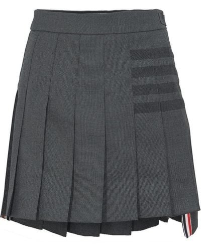 Thom Browne Mini Pleated Skirt - Black