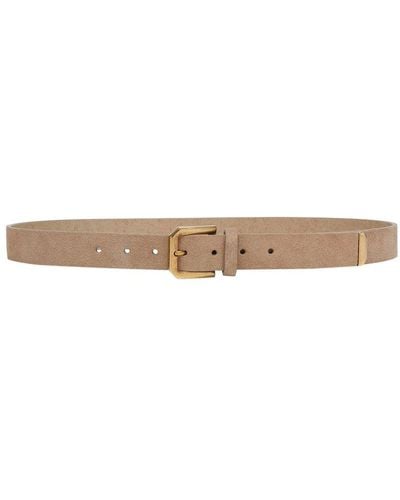 Brunello Cucinelli Leather Belt - Natural
