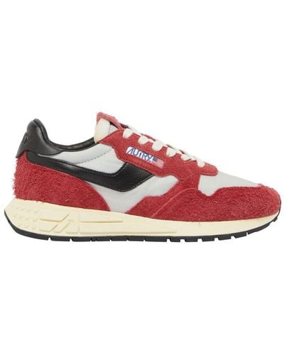 Autry Reelwind Low-Top Sneakers - Red