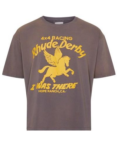 Rhude Derby T-shirt - Brown