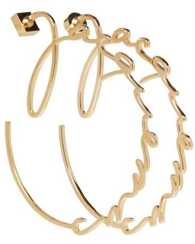 Jacquemus Large Hoop Earrings - Metallic