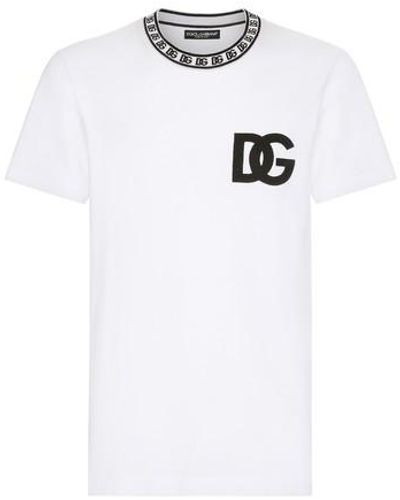 T-shirts à manches courtes Dolce & Gabbana pour homme | Réductions en ligne  jusqu'à 24 % | Lyst