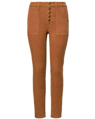 Joie Maxine Park Skinny Trousers - Brown