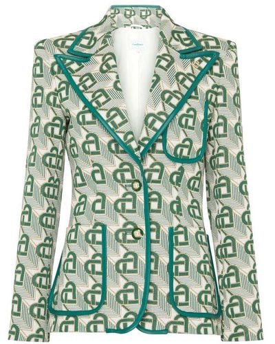 Casablancabrand Single-breasted Jacket - Green
