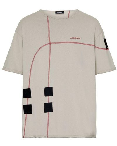 A_COLD_WALL* Intersect Short-Sleeved T-Shirt - Natural