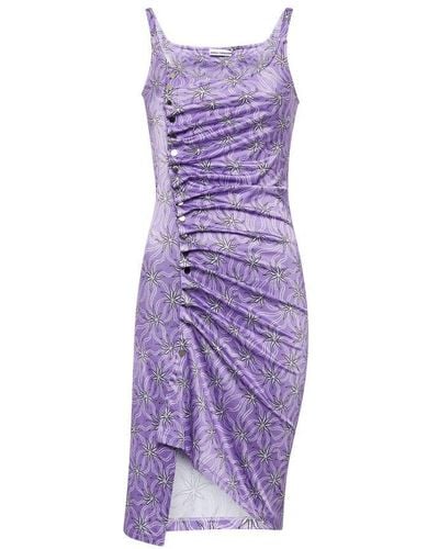 Rabanne Mini Dress - Purple