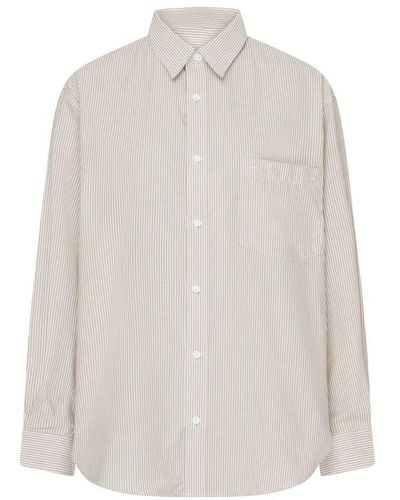 Matteau Stripe Shirt - White