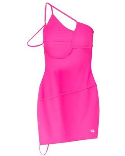 Balenciaga Asymmetric Dress - Pink