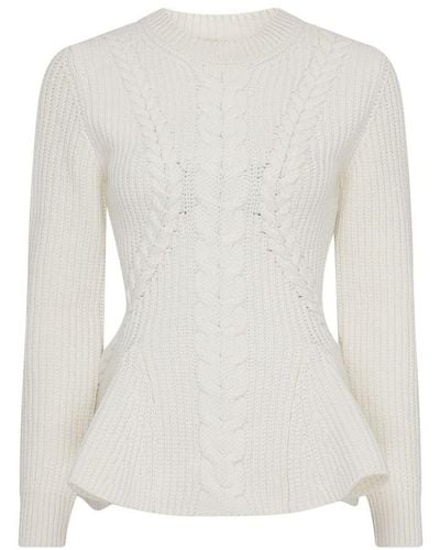 Alexander McQueen Sweater - White