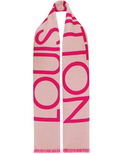 Louis Vuitton Team Louis Schal - Pink