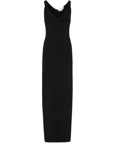 Victoria Beckham Twisted Strap Dress - Black
