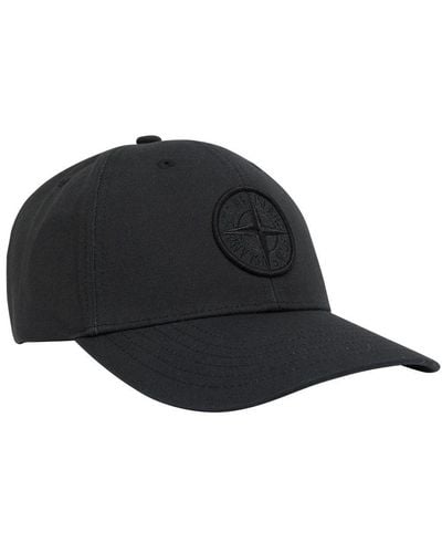 Stone Island Logo Cap - Black