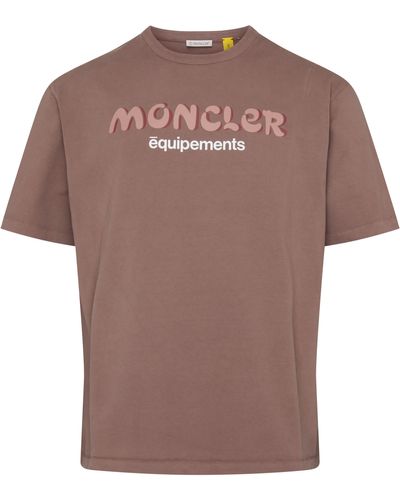 Moncler Genius Salehe Bembury - T-Shirt SS - Marron