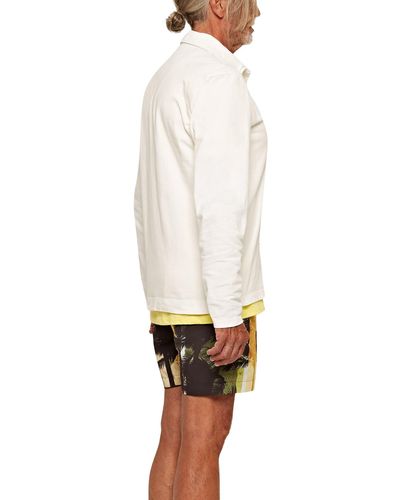 Orlebar Brown Langärmeliges Poloshirt Patrick Gd mit Kragen aus Cord - Mehrfarbig