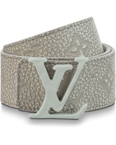 Louis Vuitton Ceinture LV Shape MNG Climbing 40 mm réversible - Gris