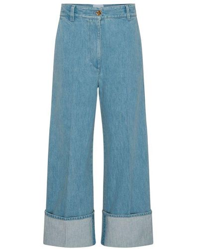 Patou Turn Up Jeans - Blue