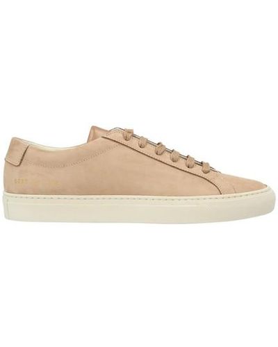 Common Projects Achilles Low Nubuck Trainers - Natural