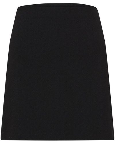 Matteau Crepe Mini Skirt - Black