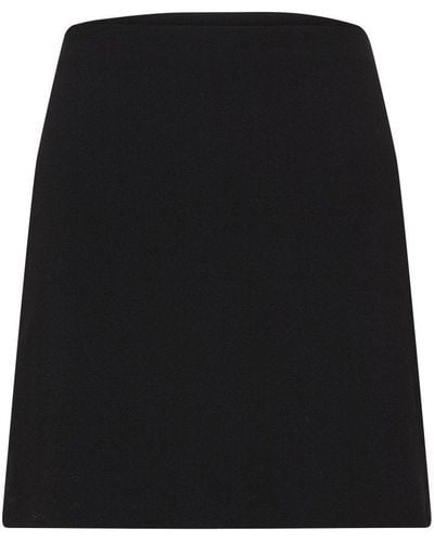 Matteau Crepe Mini Skirt - Black