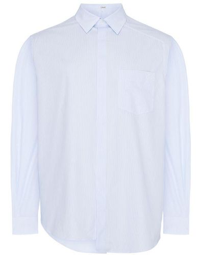 Loewe Asymmetrical Striped Shirt - White