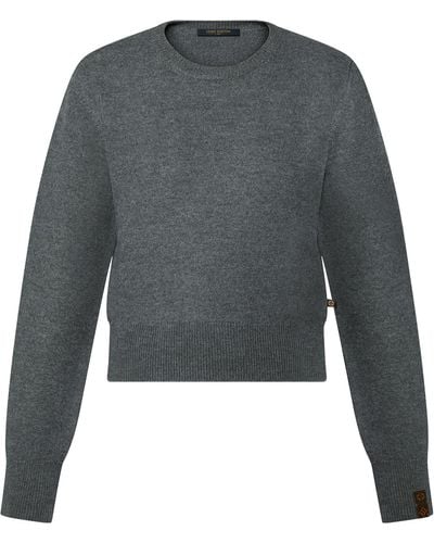 Louis Vuitton Pullover aus Woll-Kaschmirgemisch - Grau