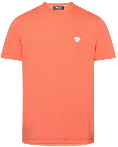 Versace Short Sleeved T-Shirt - Orange