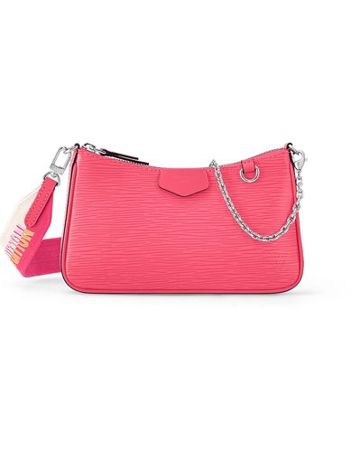 Louis Vuitton Sac Easy Pouch On Strap - Rose