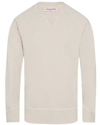 Orlebar Brown Watkins Gd Garment Dye Sweatshirt - White