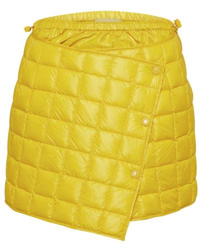 Moncler Padded Skirt - Yellow