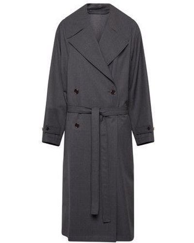 Lemaire Belted Coat - Gray