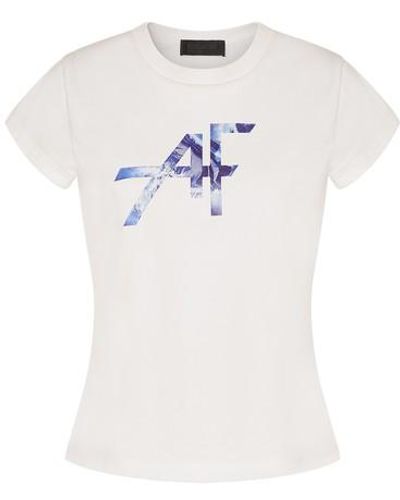 Alberta Ferretti T-Shirt aus Bio-Jersey Athleisure - Mehrfarbig