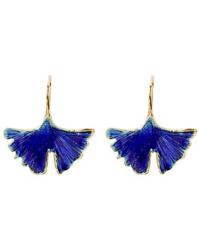 Aurelie Bidermann Tangerine Earrings - Blue