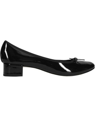 Repetto Camille Ballet Flats With Leather Sole - Black