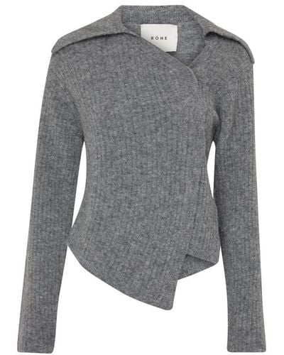 Rohe Twisted Knit Sweater - Gray