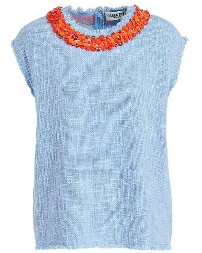 Essentiel Antwerp Field Top - Blue