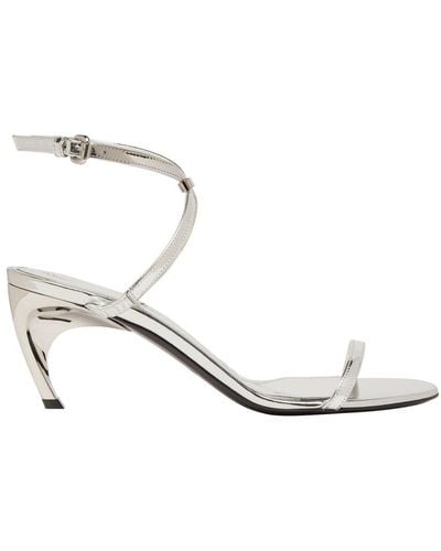 Alexander McQueen Armadillo Sandals - White
