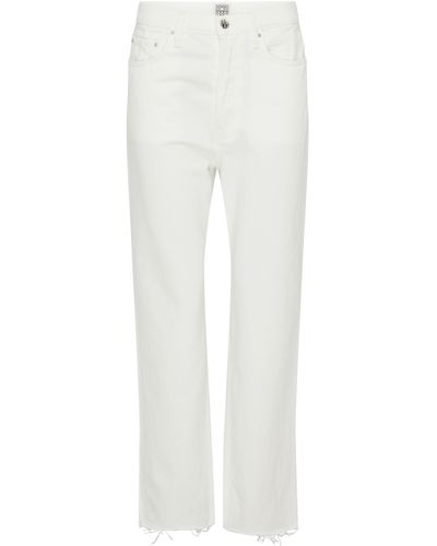 Totême Klassische Jeans - Weiß