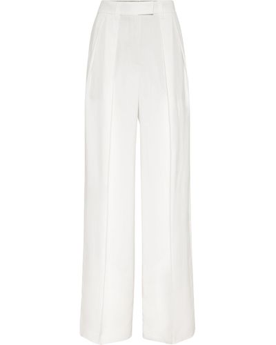Brunello Cucinelli Pantalon en sergé - Blanc