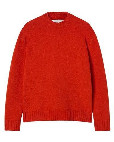 Red Jil Sander Sweaters and knitwear for Men | Lyst
