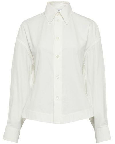 Bottega Veneta Compact Cotton Shirt - White