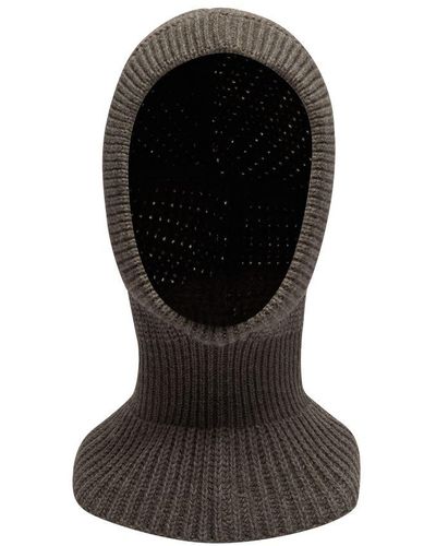 Lemaire Knitted Hood - Black