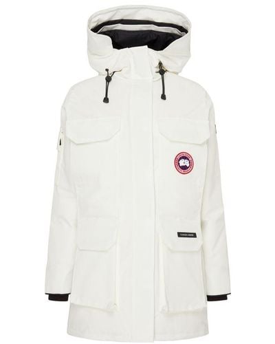 Canada Goose Women Expedition Parka Fusion Fit Heritage - White