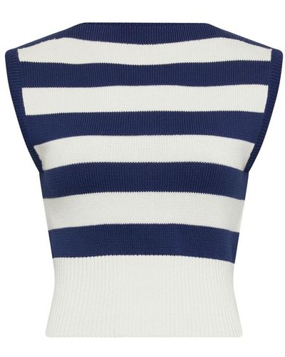 KENZO Nautical Short Sleeves Jumper - Blue