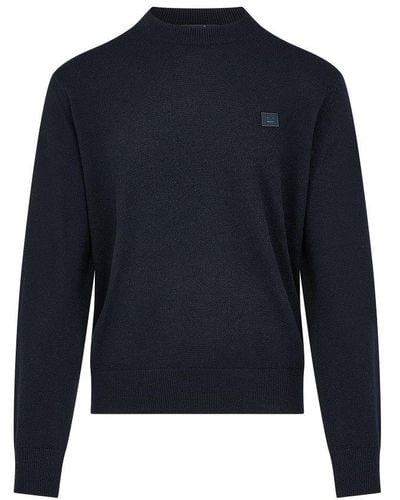 Acne Studios Round-Neck Sweater - Blue