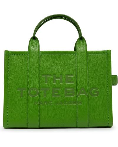 Marc Jacobs Tasche The Leather Medium Tote Bag - Grün