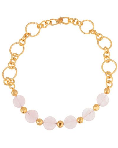 Sylvia Toledano Round&Chain Necklace - Metallic