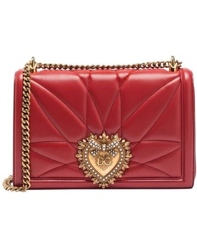 Dolce & Gabbana Large Devotion Bag - Red