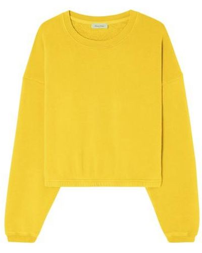 American Vintage Sweatshirt Izubird - Yellow